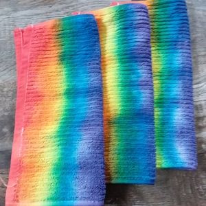 Fun Tie Dye Wash Cloth Set